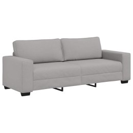 SOFA 3-OSOBOWA SZARA CHMUROWY 180CM TKANINĄ