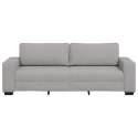 SOFA 3-OSOBOWA SZARA CHMUROWY 180CM TKANINĄ