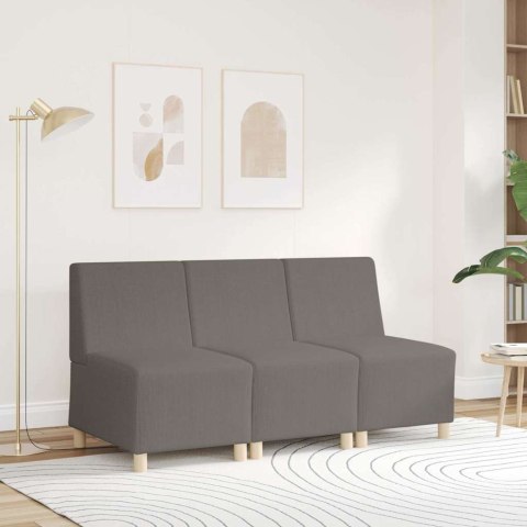 SOFA FOTEL JASNOSZARY 55CM TKANINA SZTRUKSOWA