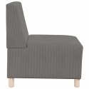 SOFA FOTEL JASNOSZARY 55CM TKANINA SZTRUKSOWA