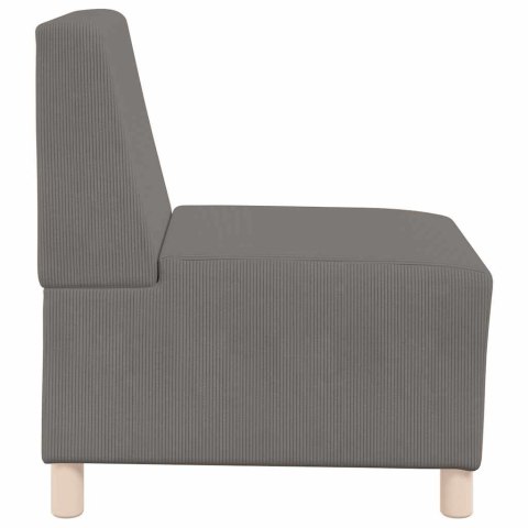 SOFA FOTEL JASNOSZARY 55CM TKANINA SZTRUKSOWA