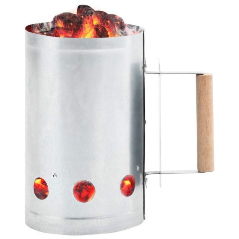 KOMIN DO ROZPALANIA GRILLA STAL GALWANIZOWANA SZYBKIE ROZPALENIE WĘGLA