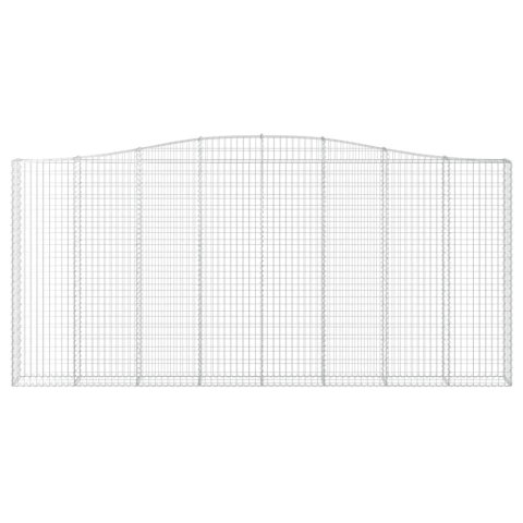ŁUKOWATY KOSZ GABIONOWY 400X30X180/200CM GALWANIZOWANE ŻELAZO