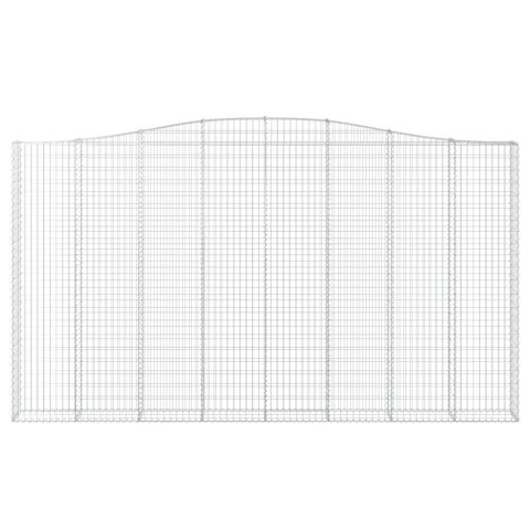 ŁUKOWATY KOSZ GABIONOWY 400X30X220/240CM GALWANIZOWANE ŻELAZO