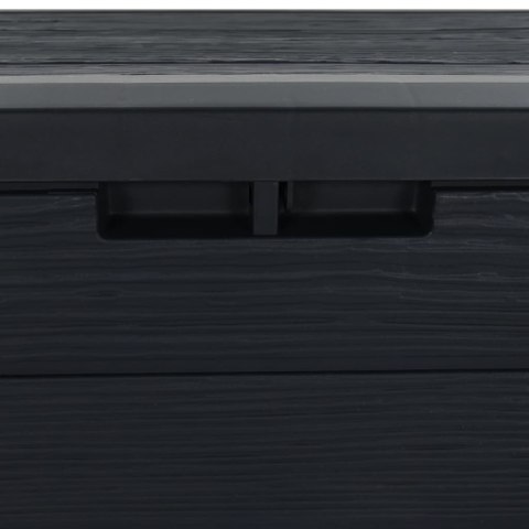 SKRZYNIA OGRODOWA ANTRACYTOWA 58,5X46X55CM POLIPROPYLEN