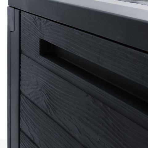 SKRZYNIA OGRODOWA ANTRACYTOWA 58,5X46X55CM POLIPROPYLEN