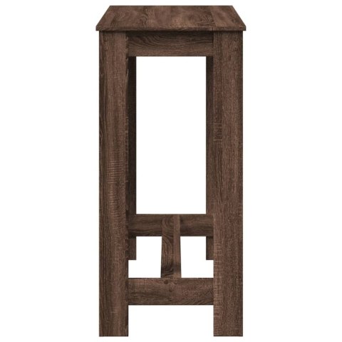 STOLIK BAROWY PRZYDYMIONY DĄB 102X50X103,5CM