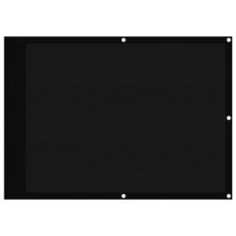 PARAWAN BALKONOWY CZARNY 75X800CM WODOODPORNY