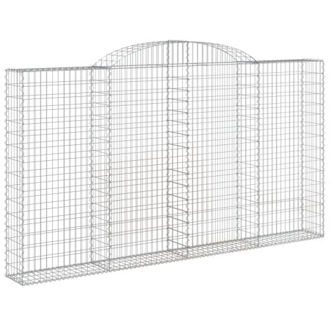 ŁUKOWATY KOSZ GABIONOWY 300X30X160/180CM GALWANIZOWANE ŻELAZO