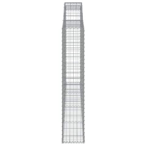 ŁUKOWATY KOSZ GABIONOWY 300X30X160/180CM GALWANIZOWANE ŻELAZO