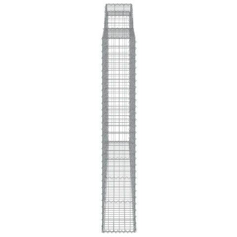 ŁUKOWATY KOSZ GABIONOWY 300X30X180/200CM GALWANIZOWANE ŻELAZO