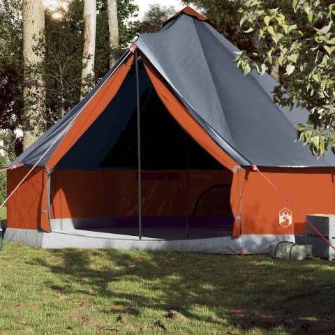 NAMIOT RODZINNY TIPI 10-OS. SZARO-POMARAŃCZOWY WODOSZCZELNY