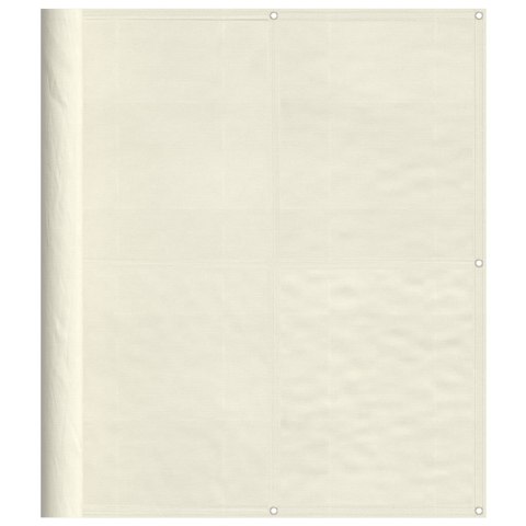 PARAWAN BALKONOWY KREMOWY 120X700CM WODOODPORNY