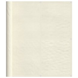 PARAWAN BALKONOWY KREMOWY 120X800CM WODOODPORNY