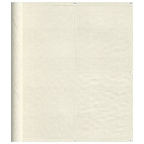 PARAWAN BALKONOWY KREMOWY 120X800CM WODOODPORNY