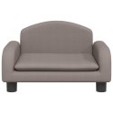 SOFA DLA DZIECI KOLOR TAUPE 50X40X30CM OBITA TKANINĄ