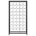 STOJAK NA 45 BUTELEK CZARNY 54X18X100CM KUTE ŻELAZO