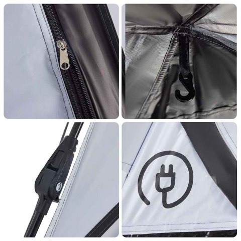 NAMIOT 3-OS. BIAŁY ZACIEMNIANY SZYBKIE ROZKŁADANIE