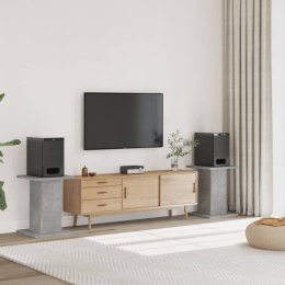 PODSTAWKI POD GŁOŚNIKI 2 SZT. SZAROŚĆ BETONU 30X30X60CM