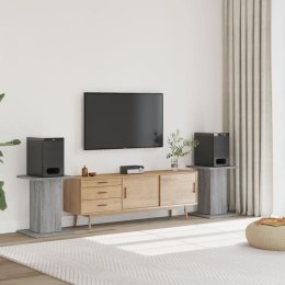 PODSTAWKI POD GŁOŚNIKI 2 SZT. SZARY DĄB SONOMA 30X30X60CM