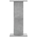 STOJAKI NA ROŚLINY 2 SZT. SZAROŚĆ BETONU 30X30X60CM