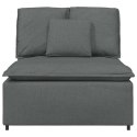 MODUŁOWY MODUŁ CENTRALNY SOFY Z PODUSZKAMI CIEMNOSZARY 100CM