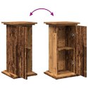 PIEDESTAŁ ZE SCHOWKIEM STARE DREWNO 31X30X60CM