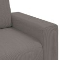 SOFA FOTEL JASNOSZARY 59CM TKANINA SZTRUKSOWA