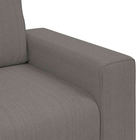 SOFA FOTEL JASNOSZARY 59CM TKANINA SZTRUKSOWA