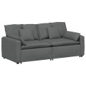 SOFA MODUŁOWA Z PODUSZKAMI CIEMNOSZARA