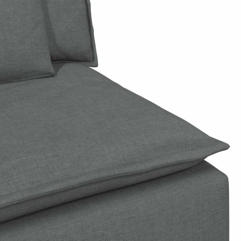 SOFA MODUŁOWA Z PODUSZKAMI CIEMNOSZARA