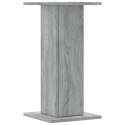 STOJAKI NA ROŚLINY 2 SZT. SZARY DĄB SONOMA 30X30X60CM