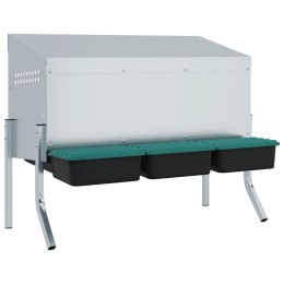 KURNIK LĘGOWY 3 KOMORY Z NOGAMI OCYNKOWANA STAL