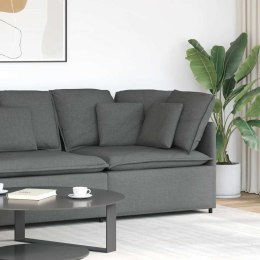 MODUŁOWY NAROŻNIK SOFA Z PODUSZKAMI CIEMNOSZARY 100CM