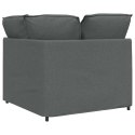 MODUŁOWY NAROŻNIK SOFA Z PODUSZKAMI CIEMNOSZARY 100CM