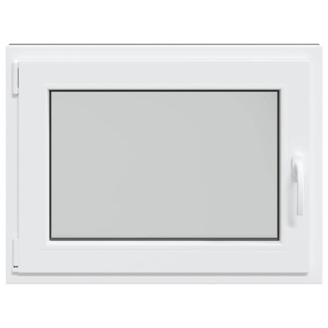 OKNO PIWNICZNE RISOR 80X70CM UCHYLNO-ROZWIERNE DIN LEWE BIAŁE