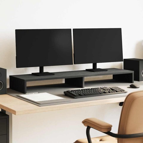 PODSTAWKA POD MONITOR CZARNY DĄB 100X27X10CM