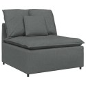 SOFA MODUŁOWA Z PODUSZKAMI CIEMNOSZARA
