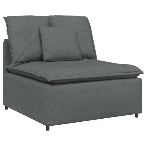 SOFA MODUŁOWA Z PODUSZKAMI CIEMNOSZARA