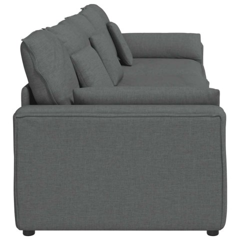 SOFA MODUŁOWA Z PODUSZKAMI CIEMNOSZARA