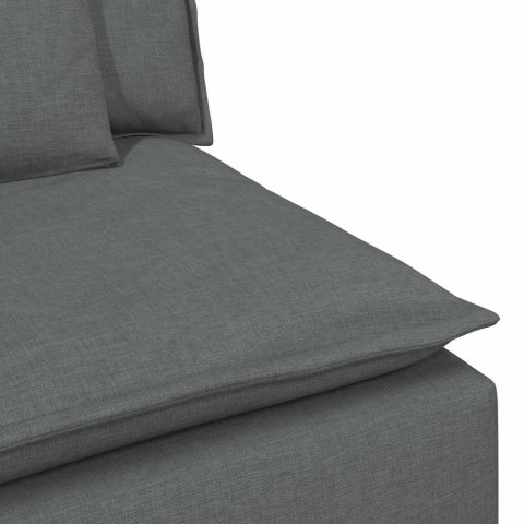 SOFA MODUŁOWA Z PODUSZKAMI CIEMNOSZARA