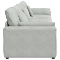 SOFA MODUŁOWA Z PODUSZKAMI JASNOSZARA