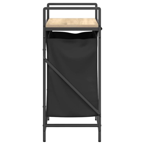 KOSZ NA PRANIE 1 KOMORA Z PÓŁKĄ DĄB SONOMA