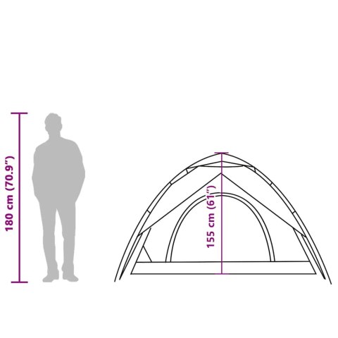 NAMIOT 5-OS. BIAŁY ZACIEMNIANY SZYBKIE ROZKŁADANIE
