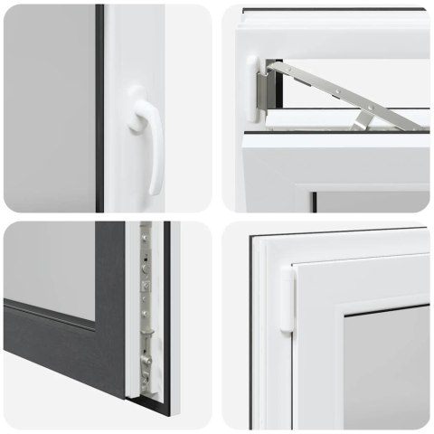 OKNO PIWNICZNE RISOR 100X70CM UCHYLNO-ROZWIERNE DIN LEWE