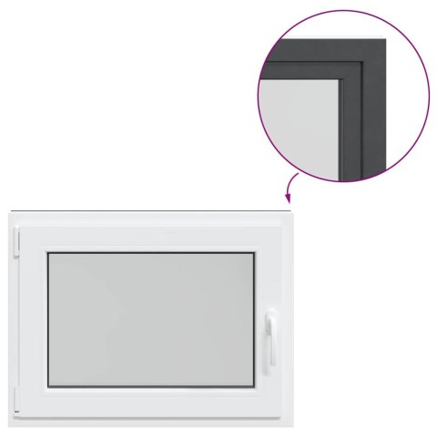 OKNO PIWNICZNE RISOR 80X60CM UCHYLNO-ROZWIERNE DIN LEWE