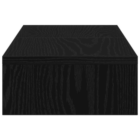 PODSTAWKA POD MONITOR REGULOWANA CZARNY DĄB 60X24X10,5CM