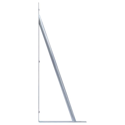 WSPORNIKI DO SŁUPKÓW OGRODZENIOWYCH 3 SZT. STAL GALWANIZOWANA