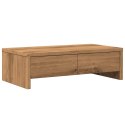 PODSTAWKA POD MONITOR Z SZUFLADAMI DĄB ARTISIAN 50X27X15CM