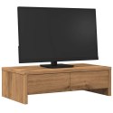 PODSTAWKA POD MONITOR Z SZUFLADAMI DĄB ARTISIAN 50X27X15CM